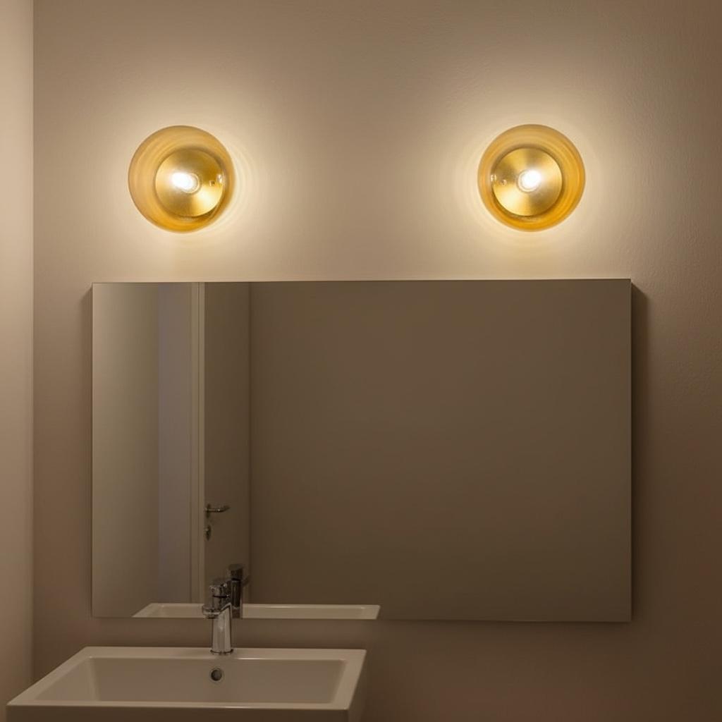 Chrome Mirrored Glass Globe Wall Sconce, Modern G9 Wall Light for Bedroom, Hallway, Living Room, Vanity, and Accent Lighting